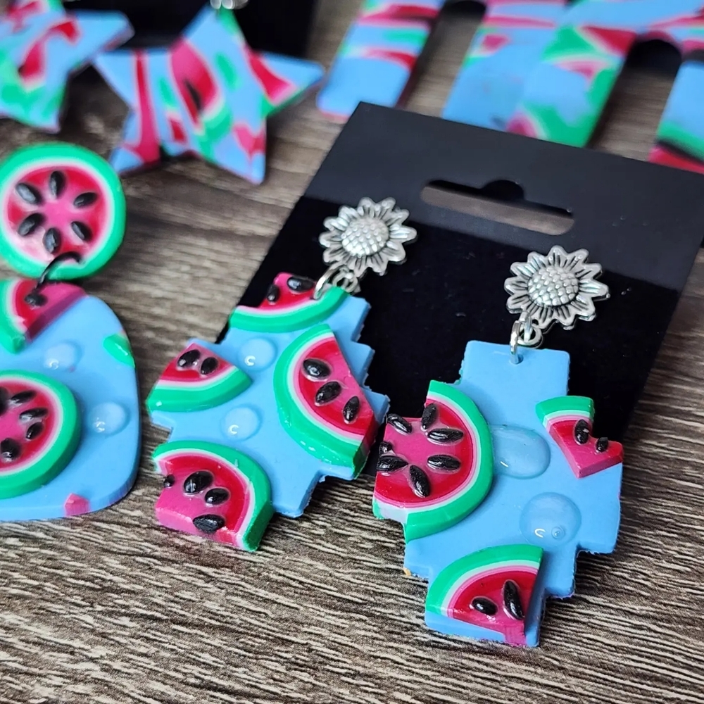 Watermelon Earrings